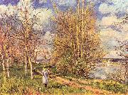 Alfred Sisley Sisley Alfred oil painting on canvas